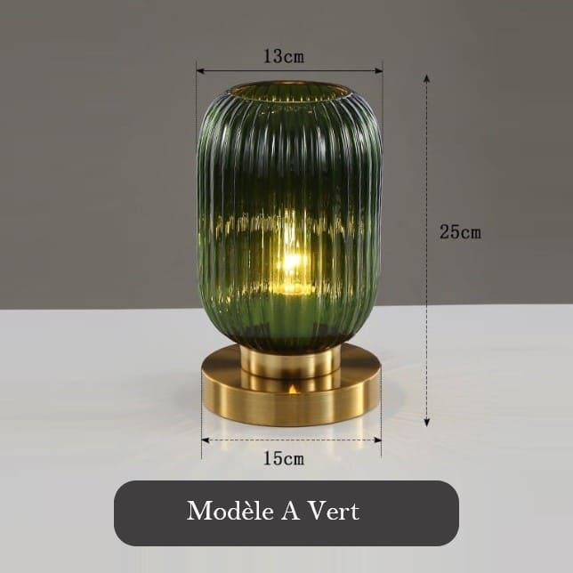 Lampe de chevet en verre teinté - Image 13