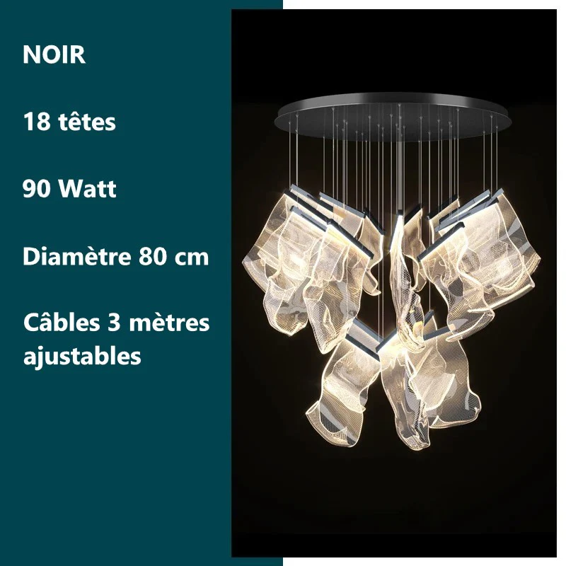 Lustre de luxe au design moderne - LED - Image 26