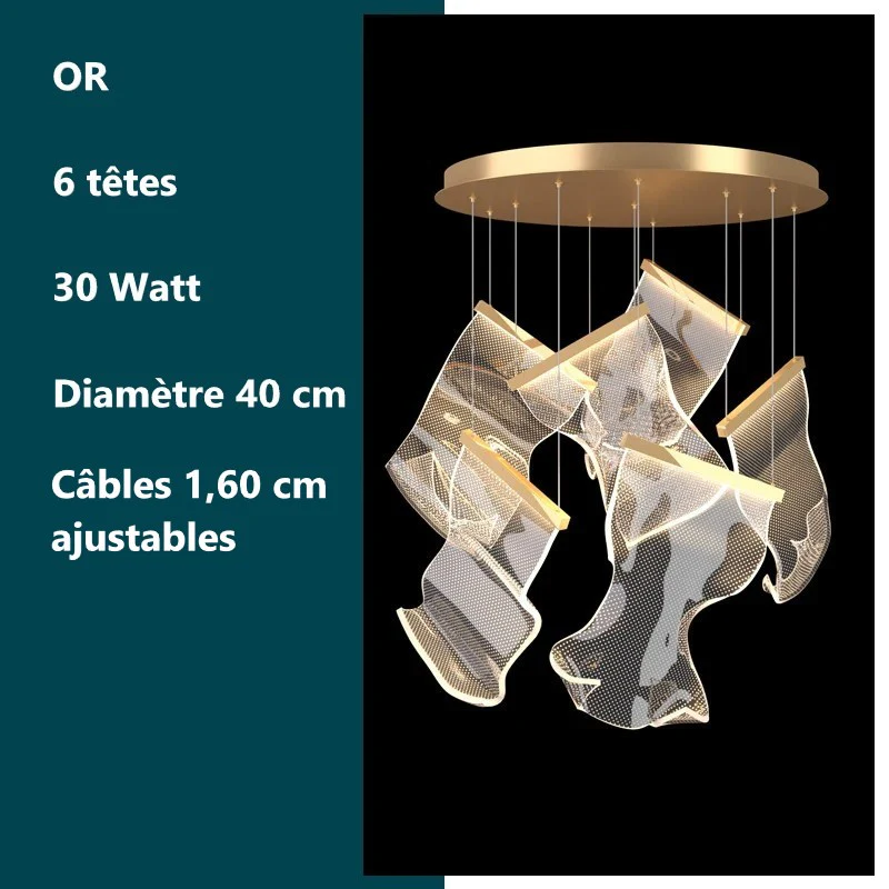 Lustre de luxe au design moderne - LED - Image 28