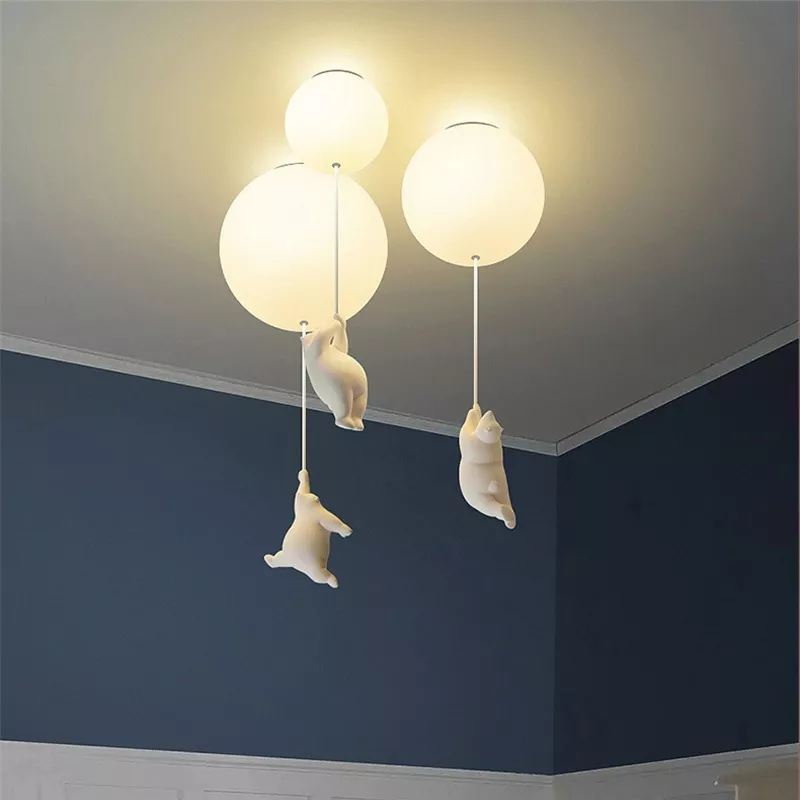 Lustre enfant ours polaire suspendu - Image 12