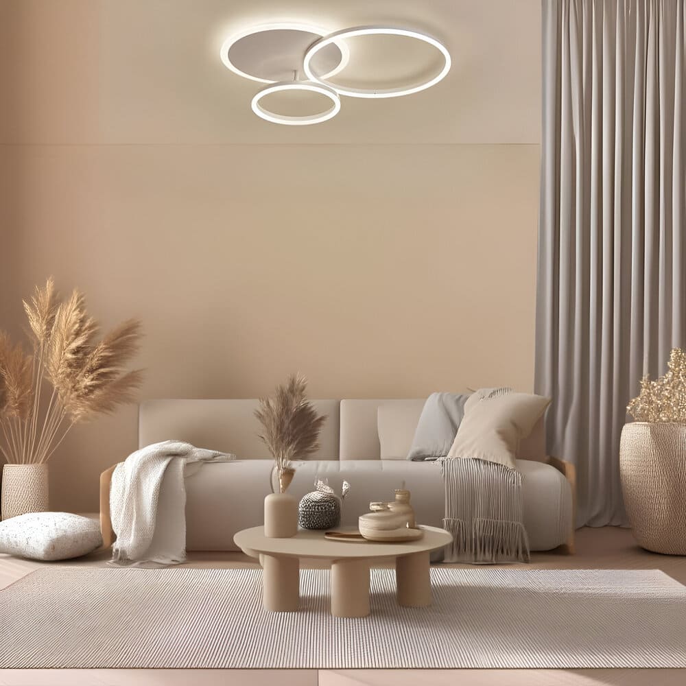 Plafonnier LED Dimmable  | Cercles design - Image 4