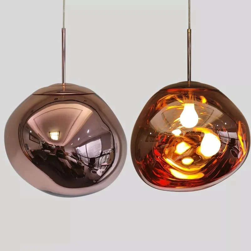 Suspension style verre soufflé | Boule de lave - Image 23