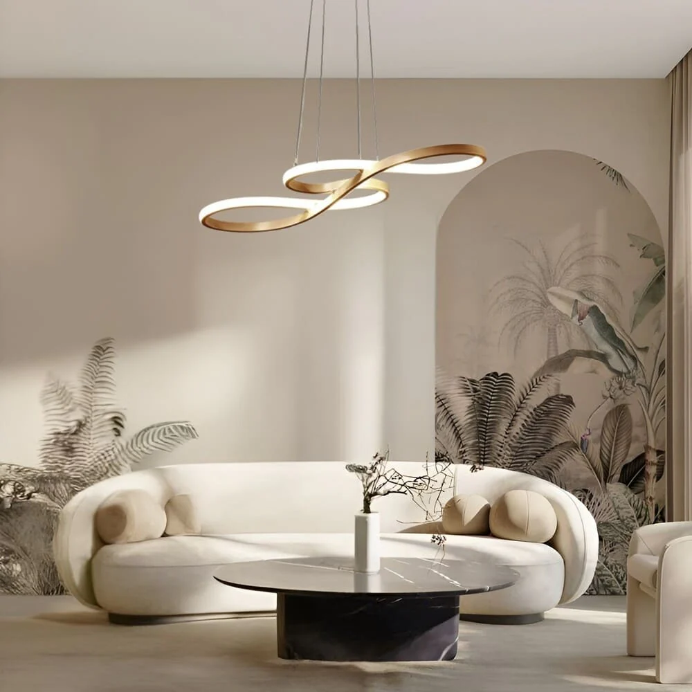 Suspension LED élégante en aluminium | Clef de sol - Image 6