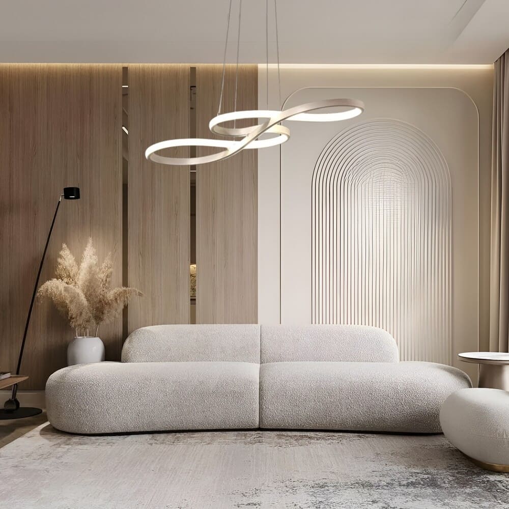 Suspension LED élégante en aluminium | Clef de sol - Image 8