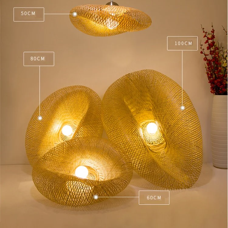 Suspension tressée en bambou naturel au style bohème et scandinave - Image 10