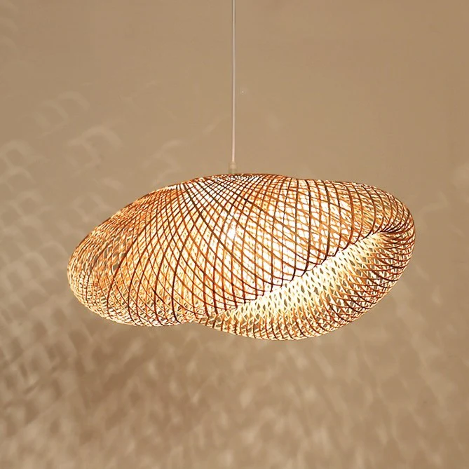 Suspension tressée en bambou naturel au style bohème et scandinave - Image 11