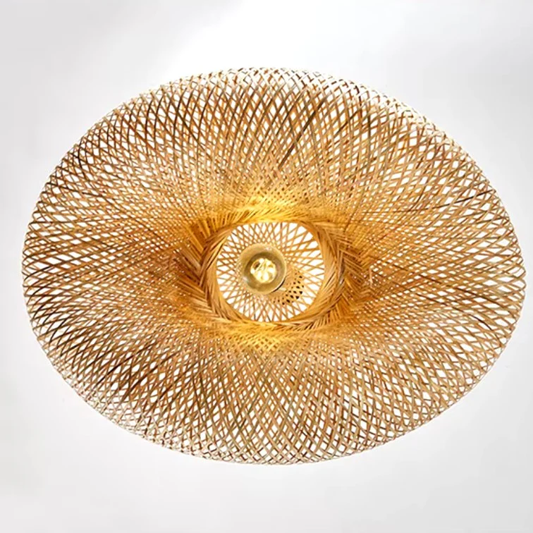 Suspension tressée en bambou naturel au style bohème et scandinave - Image 8